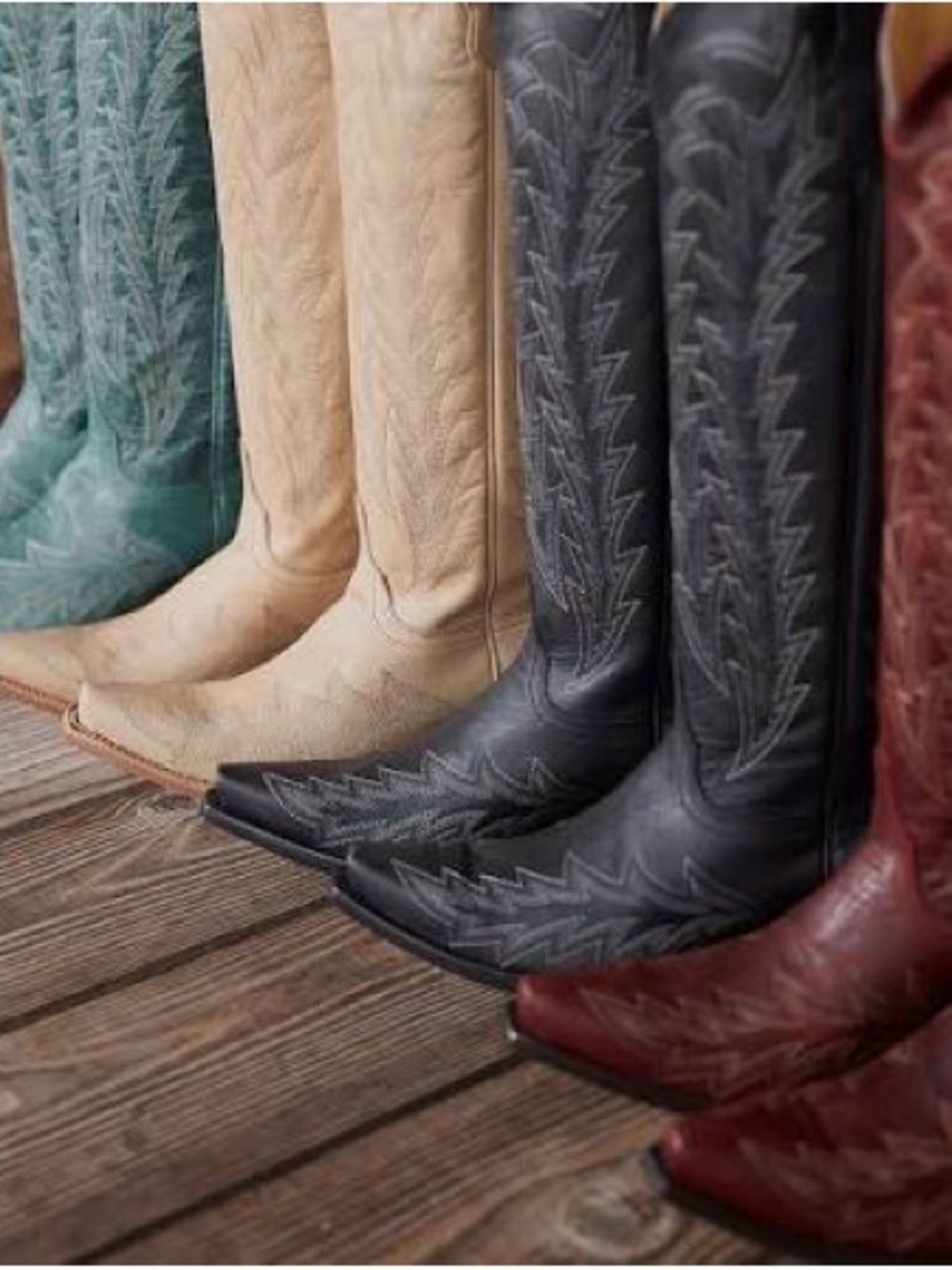 JRC & Sons | Tan Leather Cowgirl Boots - Picture 10 of 16